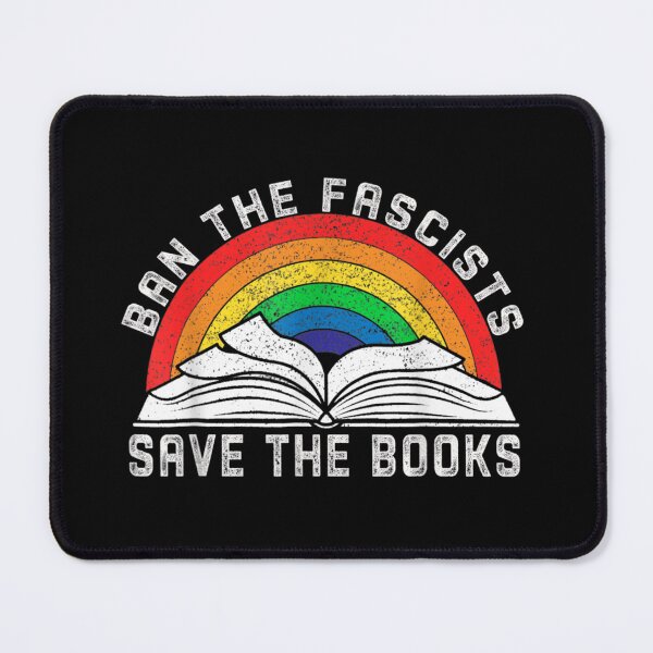 Item preview, Ban The Fascists Save The Books Funny Book Lovers designed and sold by FROUZA Design.