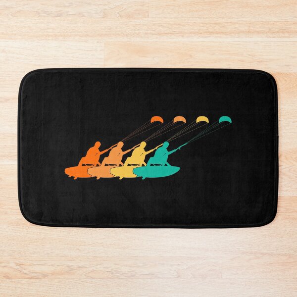 Item preview, Retro Kitesurfing Colored Silhouettes designed and sold by KleverOlivier.