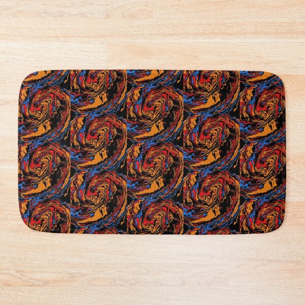 Artikelvorschau, Black blue red orange Abstraction entworfen und verkauft von awsomepatterns.