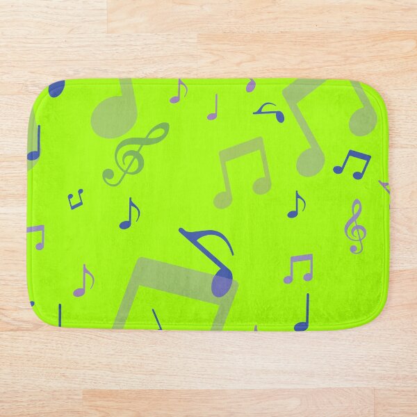 Aperçu de l'œuvre Notes de musique mignonnes sur Kiwi Green créée et vendue par Yolanda Designs.