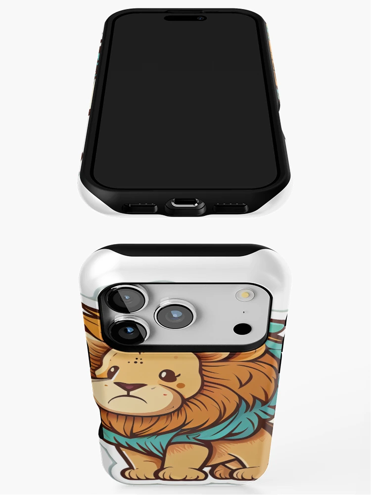 Thumbnail 3 of 4, iPhone Case, Cute Lion designed and sold by PythonBase.