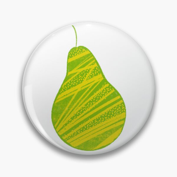 Item preview, Green pear fruit with yellow pattern designed and sold by IULIART.