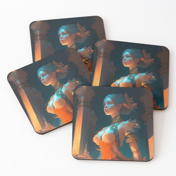 Item preview, Complementary Contrasts: A Serene Beauty Amidst Classical Splendor designed and sold by oanaunciuleanu.