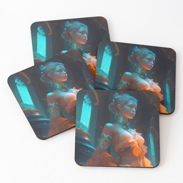 Item preview, Complementary Contrasts: A Serene Beauty Amidst Classical Splendor designed and sold by oanaunciuleanu.