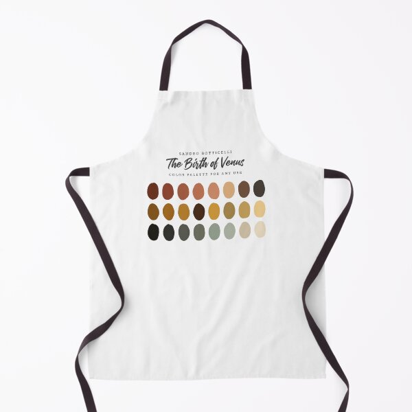 Item preview, Sandro Botticelli's The Birth of Venus, Color Palette designed and sold by BasedOnEarth.