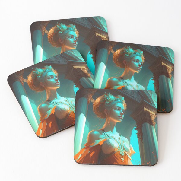 Item preview, Complementary Contrasts: A Serene Beauty Amidst Classical Splendor designed and sold by oanaunciuleanu.