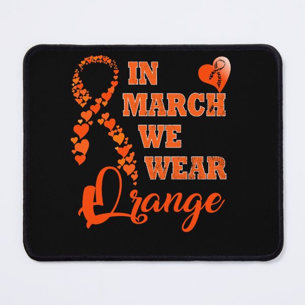 Item preview, In March We Wear ORANGE designed and sold by Deco-Design.