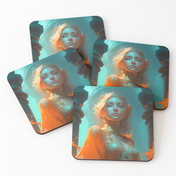 Item preview, Complementary Contrasts: A Serene Beauty Amidst Classical Splendor designed and sold by oanaunciuleanu.