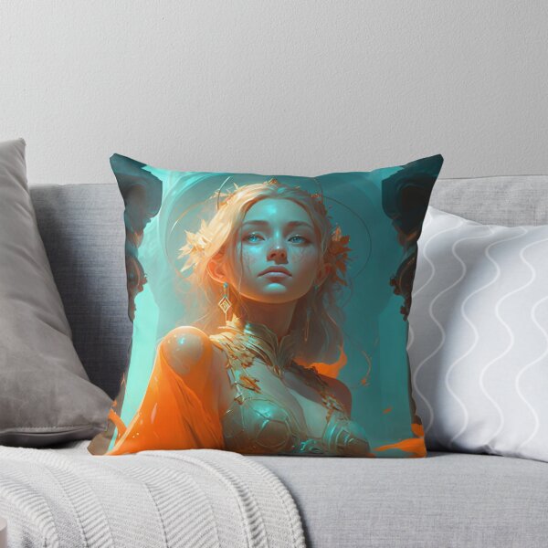 Item preview, Complementary Contrasts: A Serene Beauty Amidst Classical Splendor designed and sold by oanaunciuleanu.