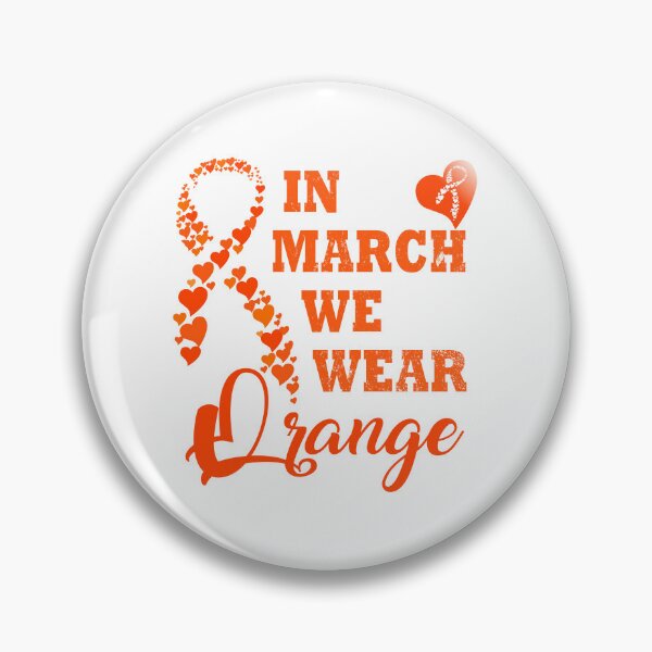 Item preview, In March We Wear ORANGE designed and sold by Deco-Design.
