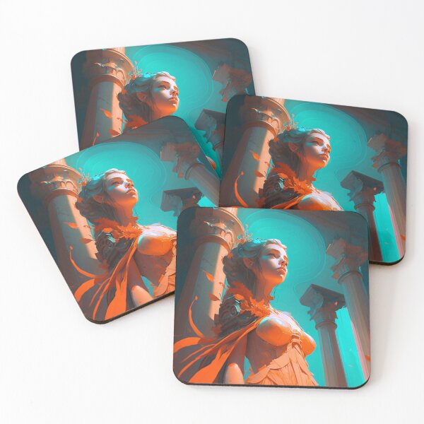 Item preview, Complementary Contrasts: A Serene Beauty Amidst Classical Splendor designed and sold by oanaunciuleanu.