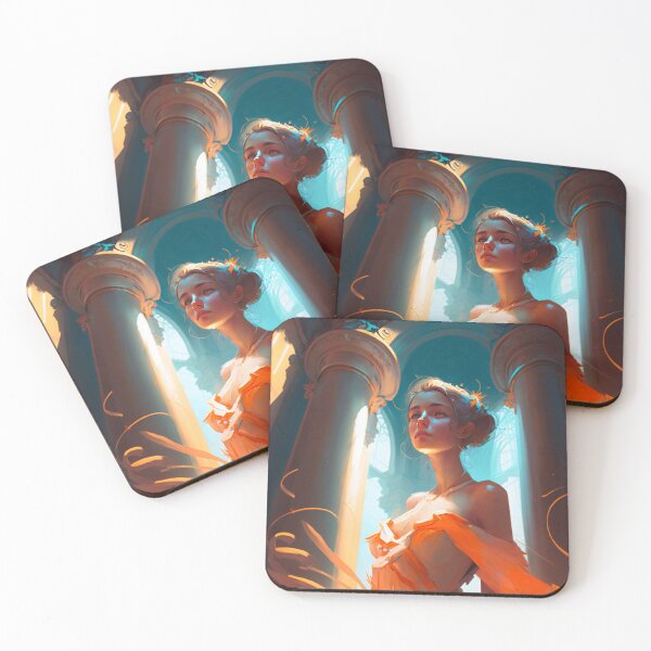 Item preview, Complementary Contrasts: A Serene Beauty Amidst Classical Splendor designed and sold by oanaunciuleanu.