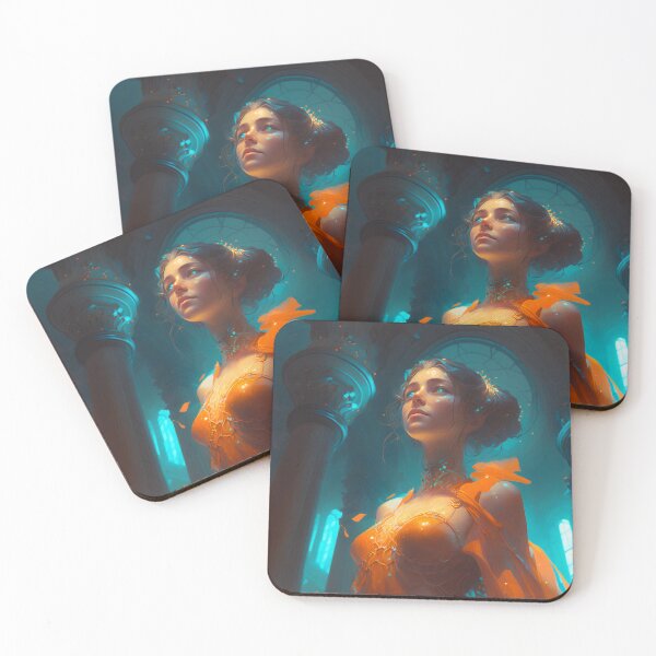 Item preview, Complementary Contrasts: A Serene Beauty Amidst Classical Splendor designed and sold by oanaunciuleanu.