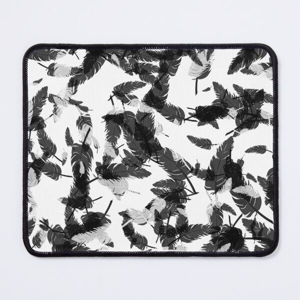 Item preview, Black white feathers designed and sold by awsomepatterns.