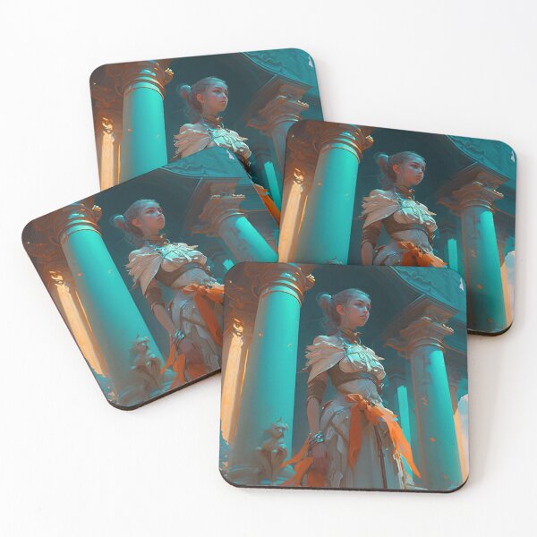 Item preview, Complementary Contrasts: A Serene Beauty Amidst Classical Splendor designed and sold by oanaunciuleanu.