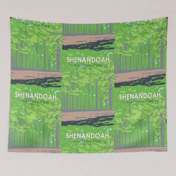 Item preview, Shenandoah National Park Forest Vintage designed and sold by KrisSidDesigns.