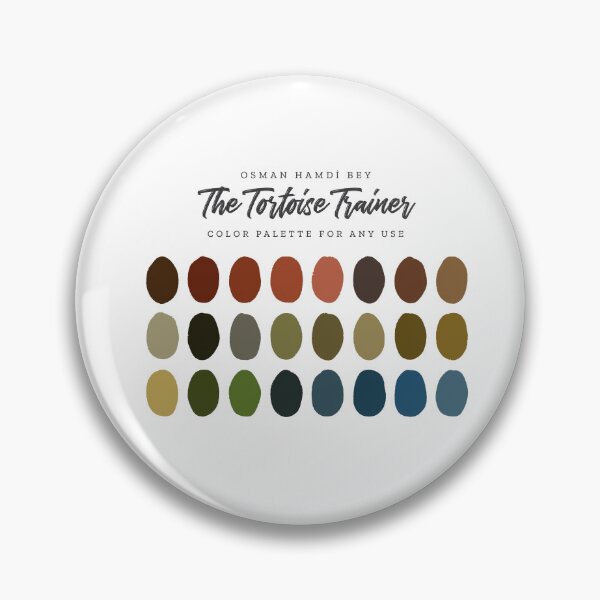 Item preview, Osman Hamdi Bey's The Tortoise Trainer, Color Palette designed and sold by BasedOnEarth.