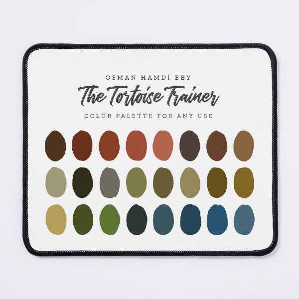 Item preview, Osman Hamdi Bey's The Tortoise Trainer, Color Palette designed and sold by BasedOnEarth.