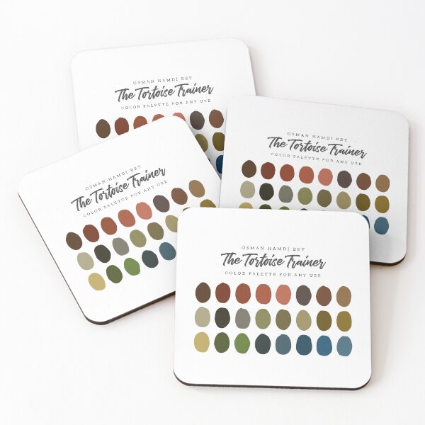 Item preview, Osman Hamdi Bey's The Tortoise Trainer, Color Palette designed and sold by BasedOnEarth.