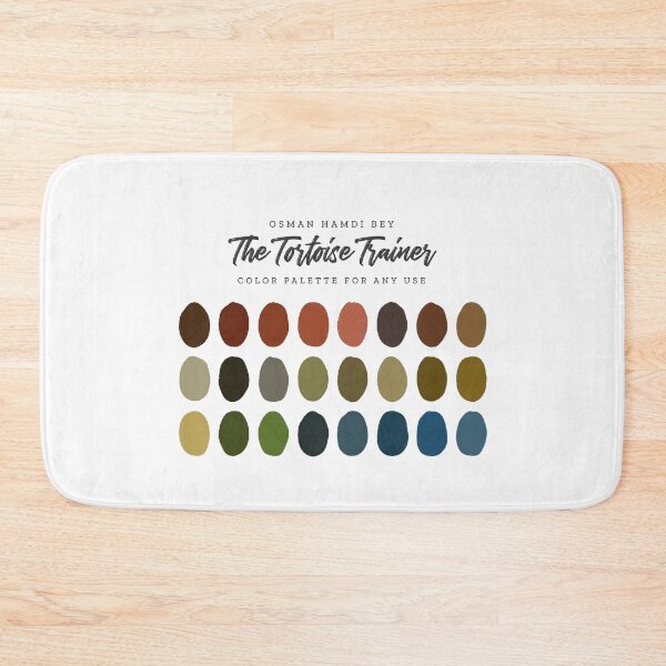 Item preview, Osman Hamdi Bey's The Tortoise Trainer, Color Palette designed and sold by BasedOnEarth.