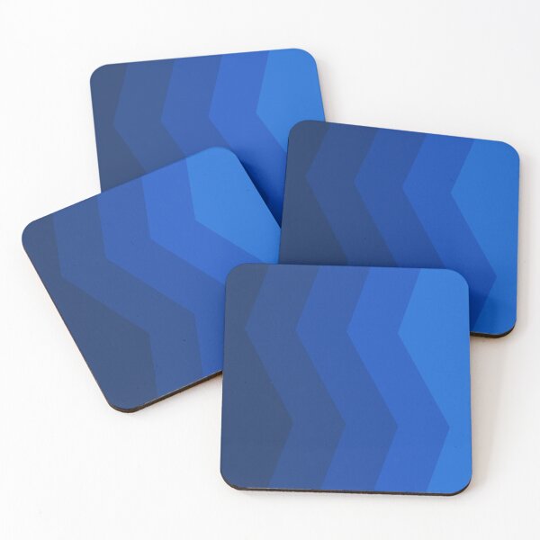 Item preview, Dark blue zig-zag gradient pattern designed and sold by BelaMuca.