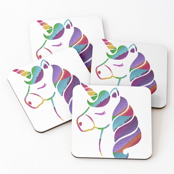 Item preview, Solidarity multicolored unicorn designed and sold by FAUNIASOLIDARIA.