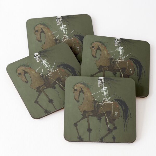 Item preview, pale green rider of apocalypse. designed and sold by digitalbrosse.
