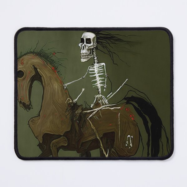 Item preview, pale green rider of apocalypse. designed and sold by digitalbrosse.