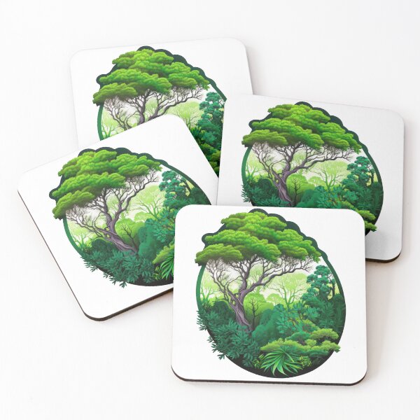Item preview, Shades of Green Forestscape designed and sold by BoomGraf.