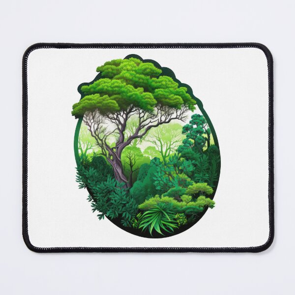 Item preview, Shades of Green Forestscape designed and sold by BoomGraf.