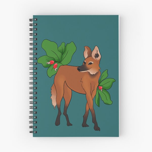 Item preview, Maned Wolf and Cashew fruits designed and sold by GiLojinha.