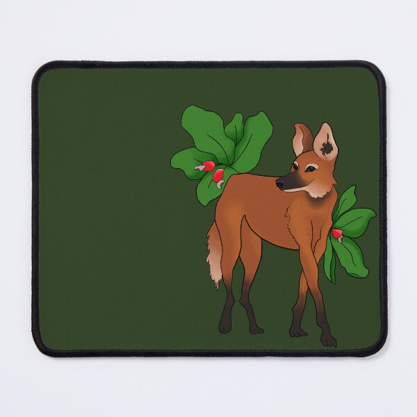 Item preview, Maned Wolf and Cashew fruits designed and sold by GiLojinha.