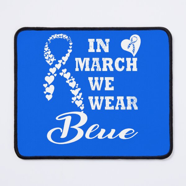 Item preview, In March We Wear BLUE  designed and sold by Deco-Design.