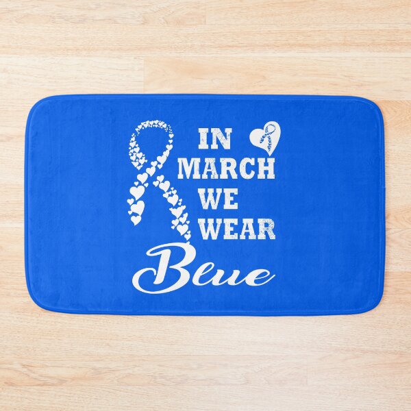 Item preview, In March We Wear BLUE  designed and sold by Deco-Design.