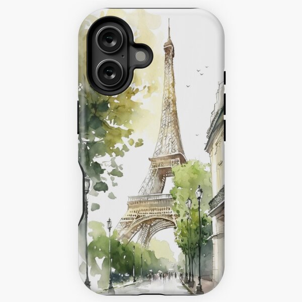 Vista previa del artículo con la obra «París Francia Torre Eiffel Acuarela ART 1», diseñado y vendido por artra-shop.
