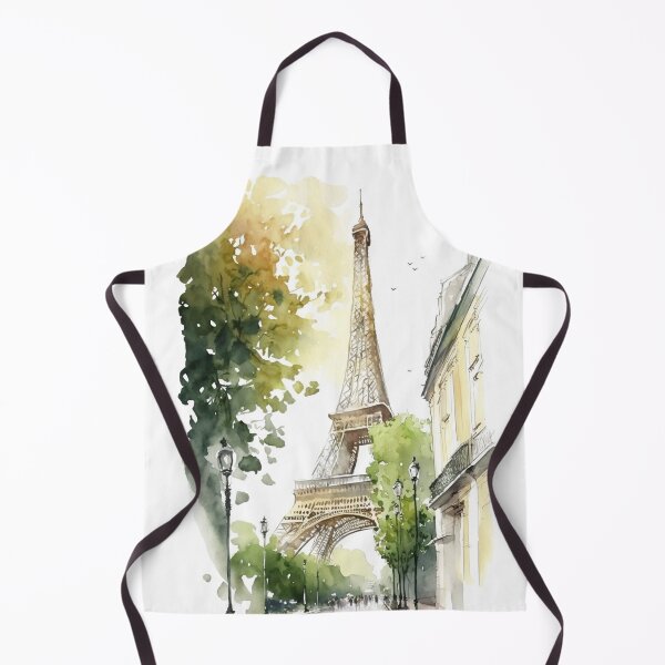 Item preview, Paris France Eiffel Tower Watercolor ART 1 designed and sold by artra-shop.