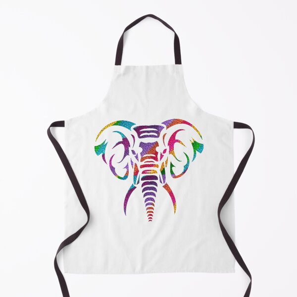 Item preview, Solidarity Multicolored Elephant Face designed and sold by FAUNIASOLIDARIA.