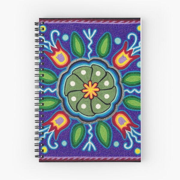 Item preview, Flower of wind and hikuri designed and sold by aramara-huichol.