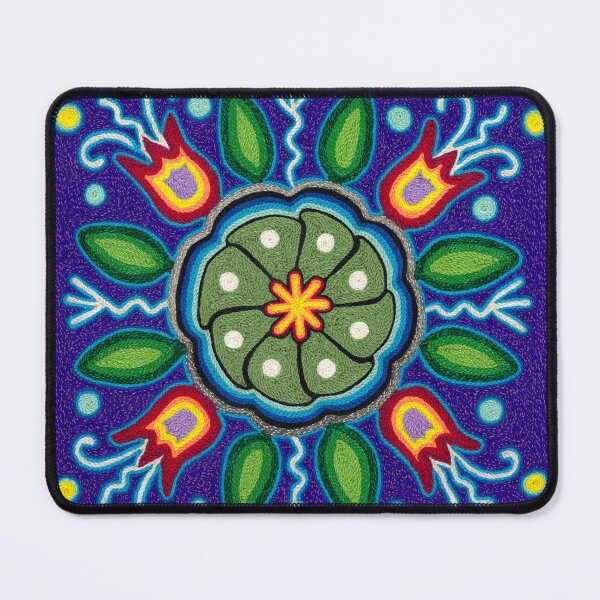Item preview, Flower of wind and hikuri designed and sold by aramara-huichol.