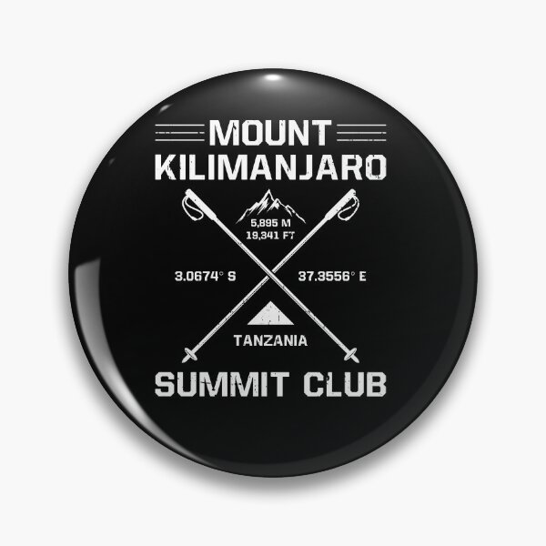 Item preview, Mount Kilimanjaro Summit Club Mountain Climber Tanzania designed and sold by Sinful Charm.