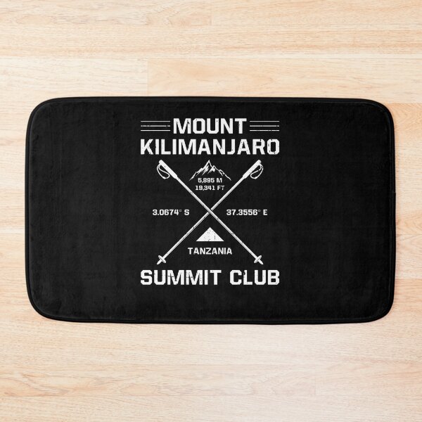 Item preview, Mount Kilimanjaro Summit Club Mountain Climber Tanzania designed and sold by Sinful Charm.