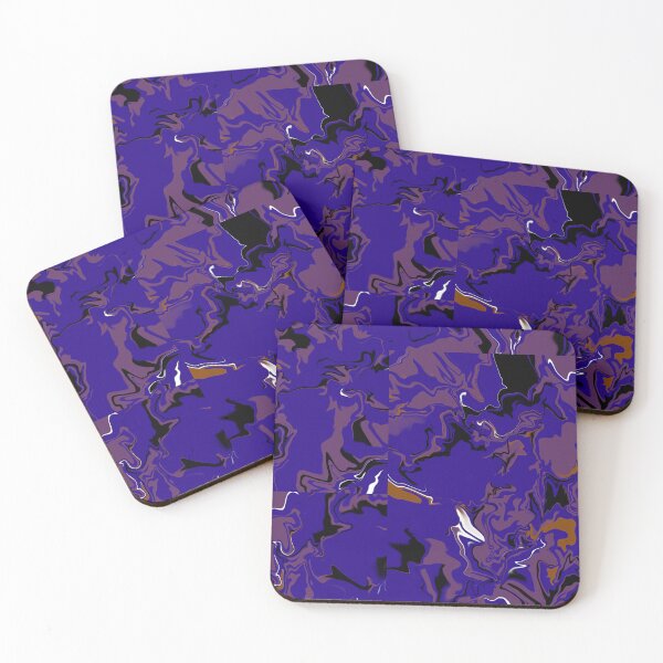Artikelvorschau, Black purple white brown Abstraction entworfen und verkauft von awsomepatterns.