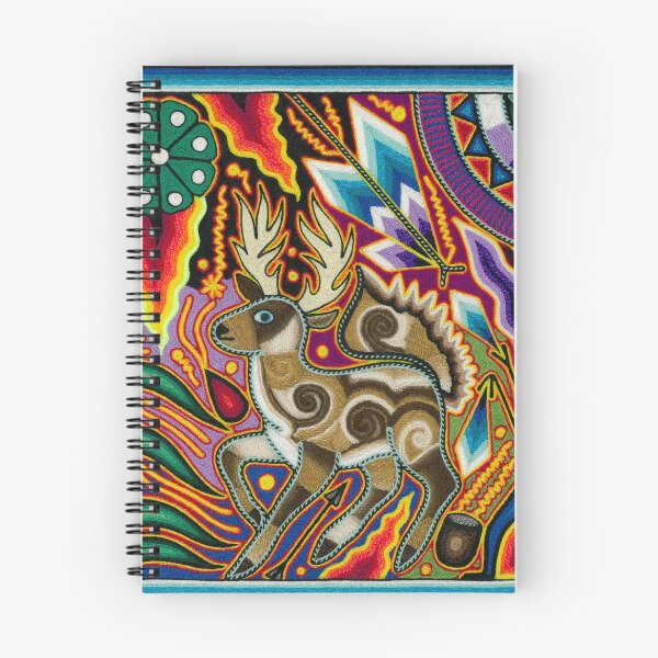 Item preview, Huichol deer and shaman in ritual designed and sold by aramara-huichol.