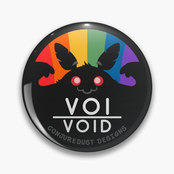 Item preview, Cryptid Pronouns: Voi/Void designed and sold by ConjureDust Designs.