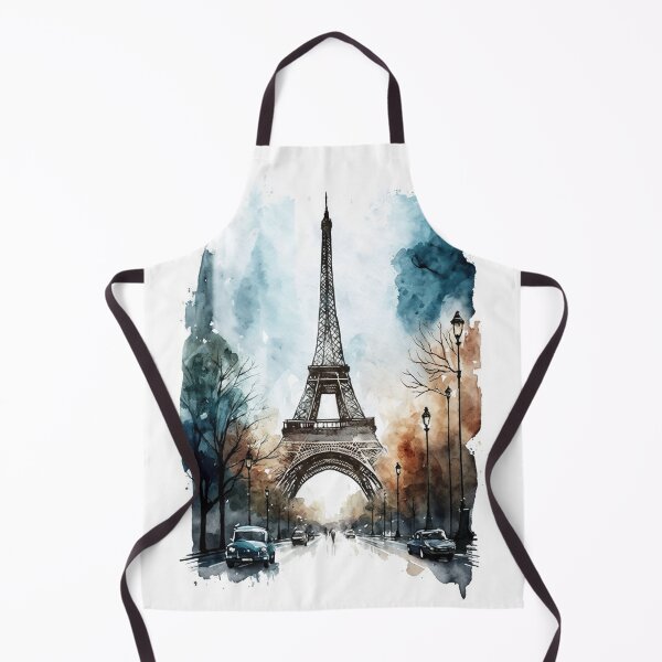 Item preview, Paris France Eiffel Tower Watercolor ART 2 designed and sold by artra-shop.