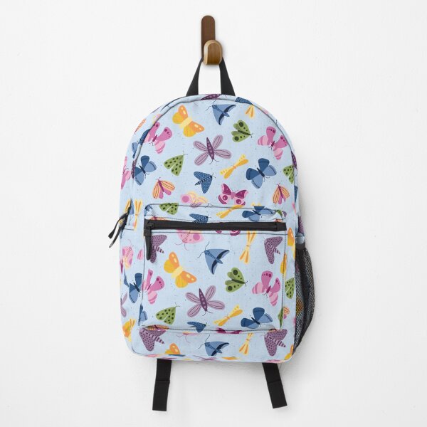 Item preview, Moths and Butterflies on a Light Speckled Background - multicolor - SHW1006 J designed and sold by Shiny Happy World.