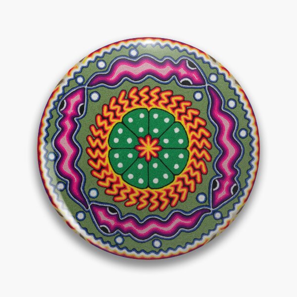 Item preview, Huichol art snakes ritual cactus designed and sold by aramara-huichol.