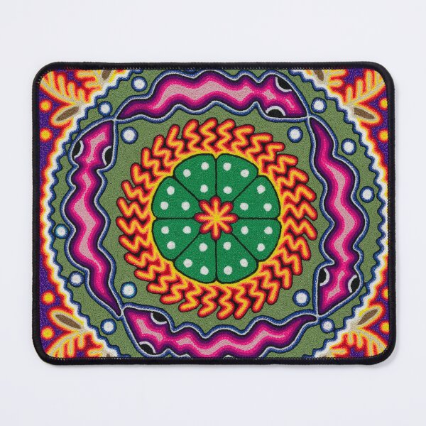 Item preview, Huichol art snakes ritual cactus designed and sold by aramara-huichol.