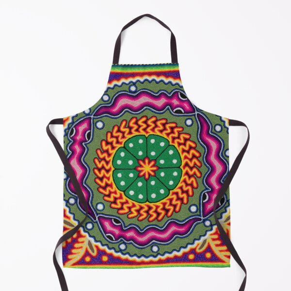 Item preview, Huichol art snakes ritual cactus designed and sold by aramara-huichol.
