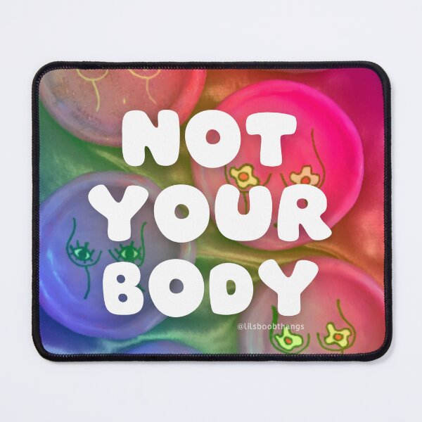 Item preview, Not Your Body Rainbow Photographic Art v6 | lilsboobthangs designed and sold by lilsboobthangs.